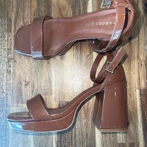 Block heel Madden Girl Heels Brown